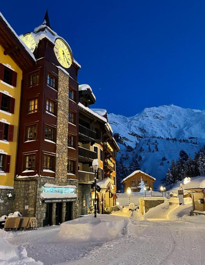 Spacious Ski-In Ski-Out Apartment 4-6 Pax, 161 Sources De Marie Arc 1950 Les Arcs  Exteriör bild