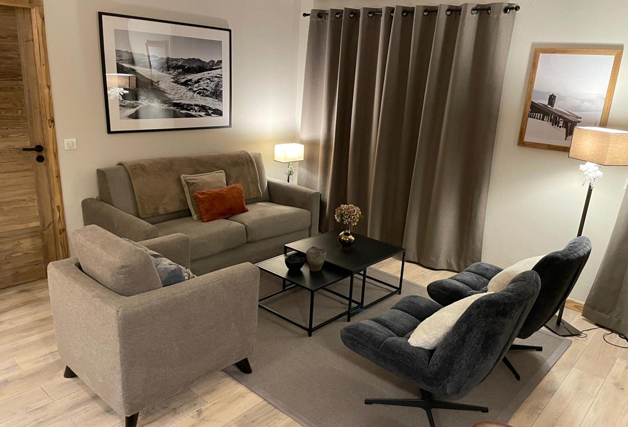 Spacious Ski-In Ski-Out Apartment 4-6 Pax, 161 Sources De Marie Arc 1950 Les Arcs  Exteriör bild