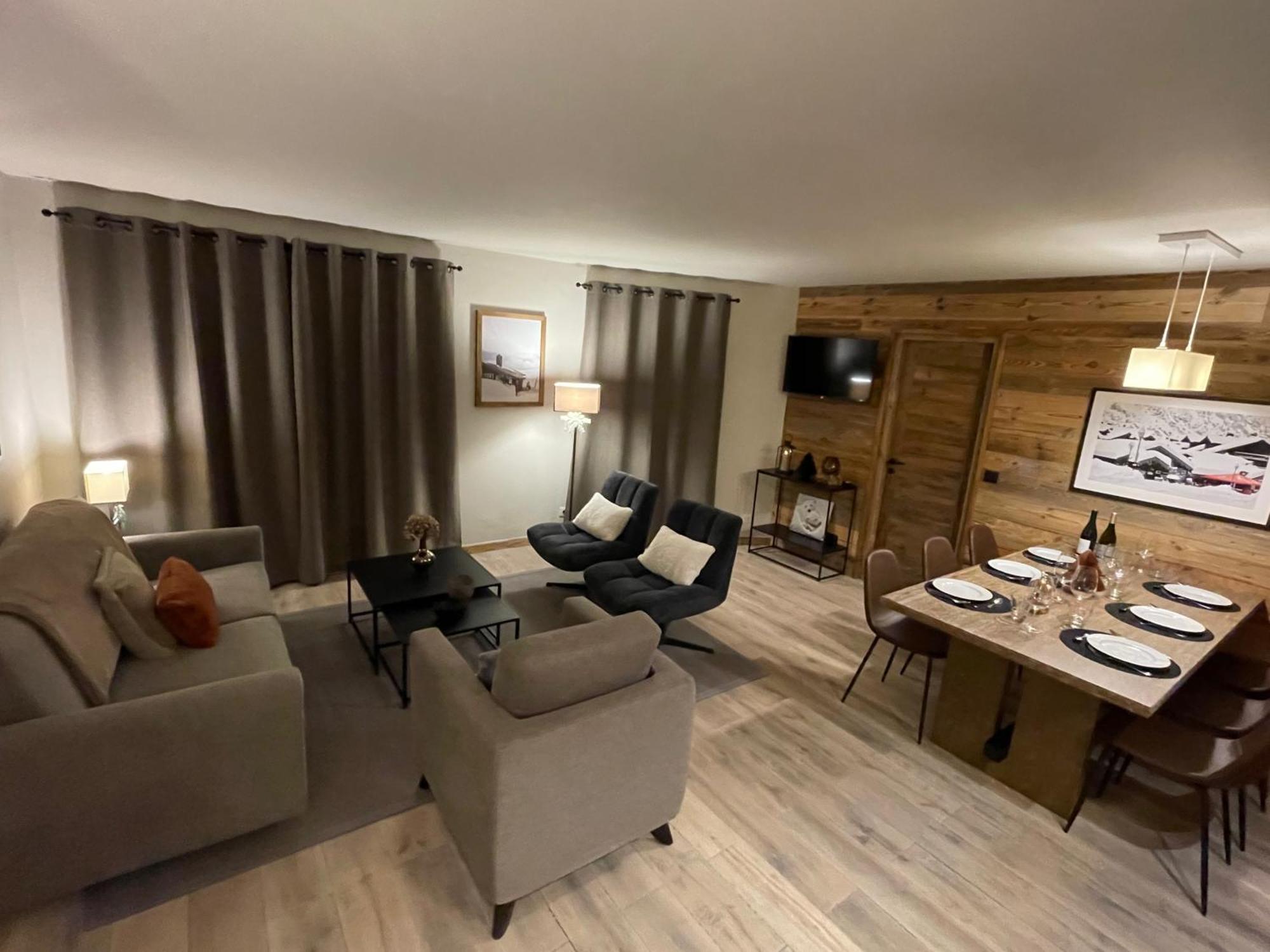 Spacious Ski-In Ski-Out Apartment 4-6 Pax, 161 Sources De Marie Arc 1950 Les Arcs  Exteriör bild