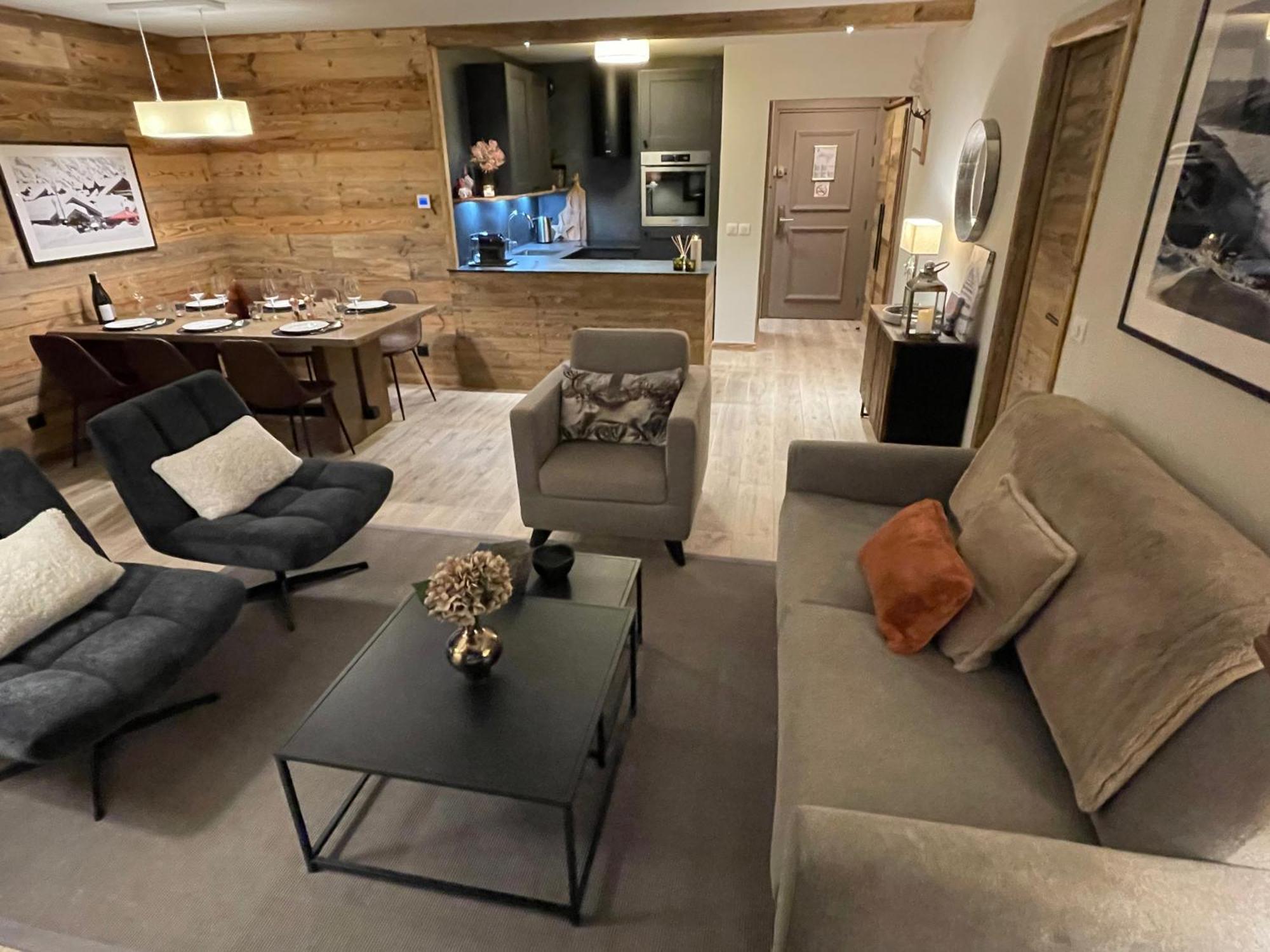 Spacious Ski-In Ski-Out Apartment 4-6 Pax, 161 Sources De Marie Arc 1950 Les Arcs  Exteriör bild